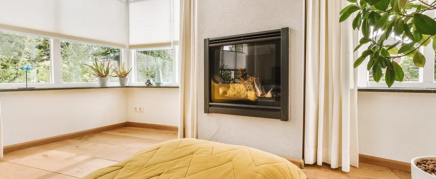 Residential Fireplace Ceramic Glass Installation in Kingston, NY