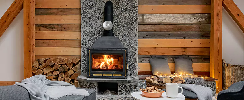 Thelin Hearth Products Direct Vent Gas Stove Fireplace Inspection in Kingston, New York